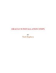 9i installation steps.doc