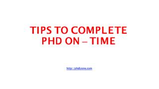PPT_013 TIPS TO COMPLETE PHD ON - TIME.pdf