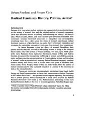 Radical Feminism - History, Politics, Action.pdf