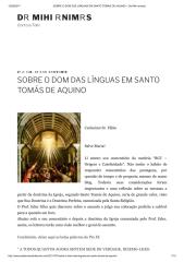 Sobre o dom das línguas em Santo Tomás de Aquino.pdf