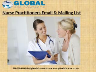 Nurse Practitioners Email & Mailing List (1).pptx